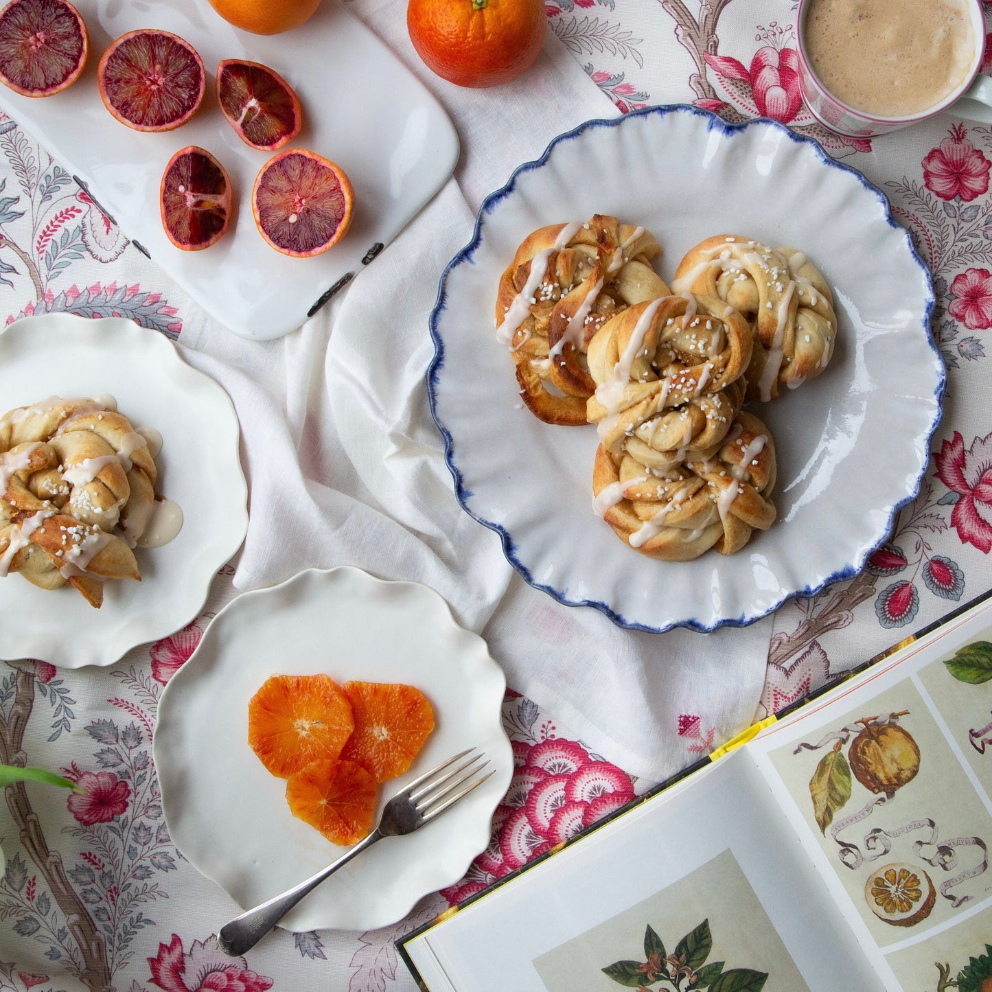 Cardamon and Blood Orange Buns